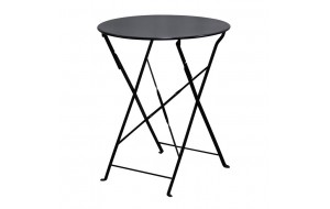 Ζαππείου Pantone πτυσσόμενο τραπέζι σε μαύρο χρώμα 60x70 εκ