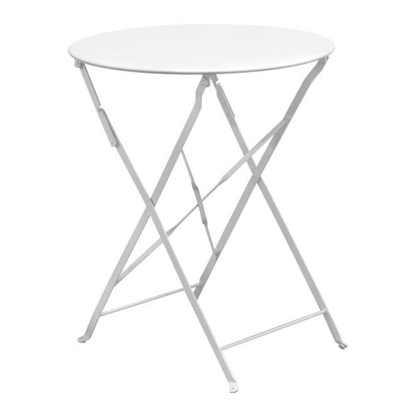 Ζαππείου Pantone πτυσσόμενο τραπέζι σε λευκό χρώμα 60x70 εκ
