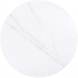 Sintered Stone Επιφάνεια Τραπεζιού  Απόχρωση White Marble (Mdf Για Στήριξη Βάσης)