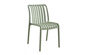 Moda Καρέκλα Στοιβαζόμενη Pp - Uv Protection  Απόχρωση Πράσινο