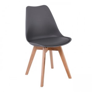 Martin καρέκλα σε ανθρακί χρώμα με μαξιλαράκι στο κάθισμα 48x56x82 εκ