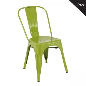 Relix καρέκλα μεταλλική σε Lime απόχρωση 45x51x85 εκ