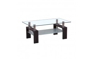 Cameron τραπέζι σαλονιού wenge 110x60 εκ