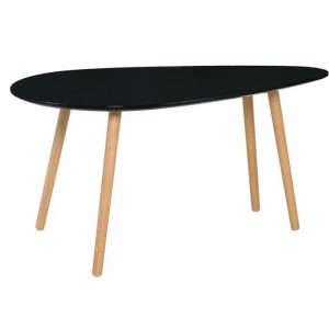 Fine τραπέζι σαλονιού μαύρο 105x60x49 εκ