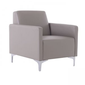Style πολυθρόνα με pu sand grey