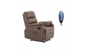 Comfort massage πολυθρόνα relax pu cappuccino