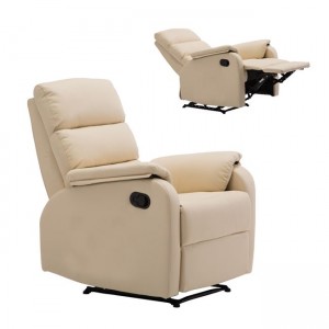 Comfort πολυθρόνα relax pu μπεζ