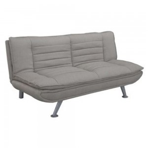 Elvira καναπές κρεβάτι με ύφασμα μπεζ 183x88x85cm