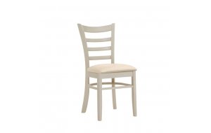 Naturale l καρέκλα white wash pvc εκρού