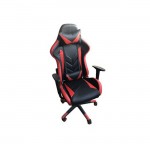 Gaming πολυθρόνα με διχρωμία pvc μαύρο και κόκκινο
