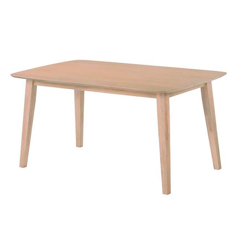 Dom τραπέζι ξύλινο σε smoke beech 160x90cm
