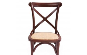 Destiny καρέκλα από ξύλο οξυάς 48x52x89 εκ
