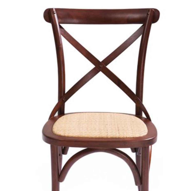 Destiny καρέκλα από ξύλο οξυάς 48x52x89 εκ
