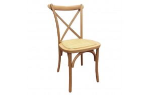 Καρέκλα σε φυσικό χρώμα Destiny από οξυά 48x52x89 εκ