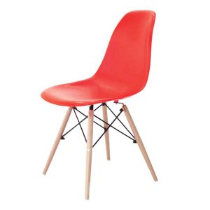 Καρέκλα Art Wood pp σε κόκκινο χρώμα 46x52x82 εκ