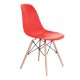 Καρέκλα Art Wood pp σε κόκκινο χρώμα 46x52x82 εκ | Echo Deco