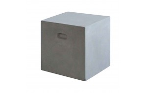 Concrete σκαμπό από τσιμέντο σε φυσική απόχρωση 37x37x40 εκ