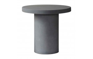 Concrete τραπέζι κυλινδρικό γκρι από τσιμέντο 80x75 εκ