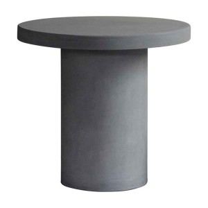 Concrete τραπέζι κυλινδρικό γκρι από τσιμέντο 80x75 εκ
