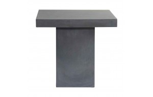 Τετράγωνο τραπέζι από τσιμέντο Concrete σε φυσικές αποχρώσεις