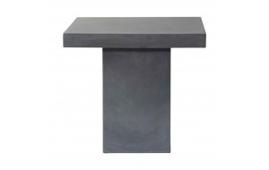 Τετράγωνο τραπέζι από τσιμέντο Concrete σε φυσικές αποχρώσεις 80x80x75 εκ 
