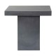 Τετράγωνο τραπέζι από τσιμέντο Concrete σε φυσικές αποχρώσεις 80x80x75 εκ