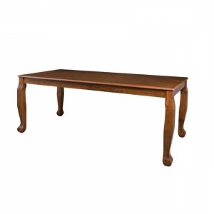 Deline αντικέ ξύλινο τραπέζι σε καρυδί απόχρωση 180x90x74 εκ