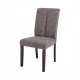 Clark καρέκλα με σκελετό σκούρο καρυδί και ύφασμα καφέ 47x58x94 εκ | Echo Deco