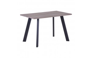 Baxter τραπέζι sonoma oak με μαύρο βαφή 120x70x75 εκ