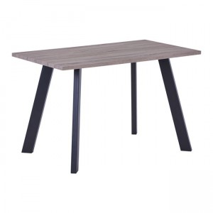 Baxter τραπέζι sonoma oak με μαύρη βαφή 120x70x75 εκ