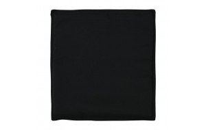 Salsa μαξιλάρι καρέκλας σε μαύρο χρώμα με φερμουάρ  42x4x44 εκ
