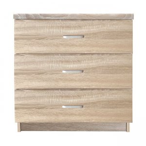 Drawer συρταριέρα σε λευκό χρώμα 60x40x63 εκ