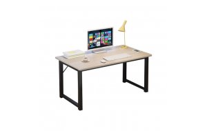 Γραφείο σε στυλ minimal και χρώμα maple  100x60x73 εκ