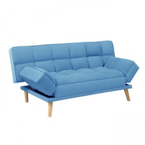 Minimal καναπές κρεβάτι μπλε χρώματος 179x39x87 εκ