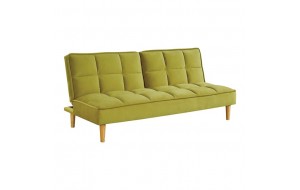 Καναπές κρεβάτι Norte με lime velure 182x81x81 εκ