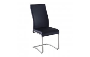 Benson minimal καρέκλα σε μαύρο χρώμα 46x52x97 εκ