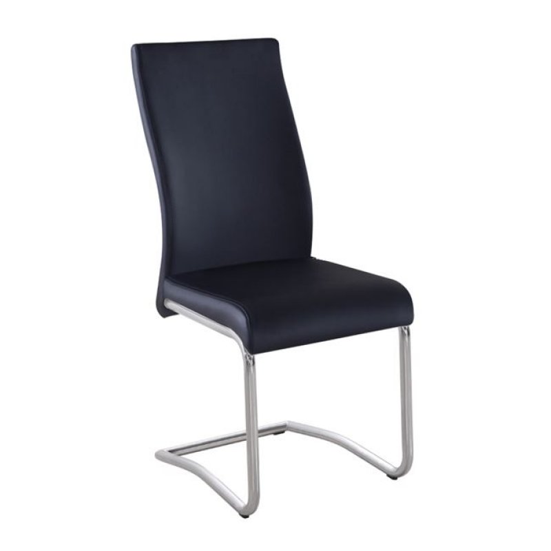 Benson minimal καρέκλα σε μαύρο χρώμα 46x52x97 εκ | Echo Deco