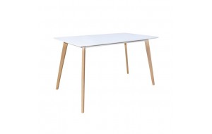 Martin τραπέζι σε λευκό χρώμα 120x70 εκ