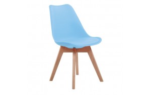 Martin καρέκλα με σιέλ χρώματος pp 49x57x82 εκ