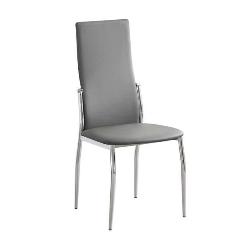 Fresh καρέκλα σε γκρι χρώμα 45x52x100 εκ