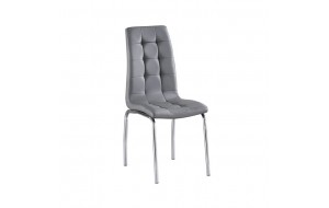 Melva καρέκλα με γκρι pu 42x56x96 εκ