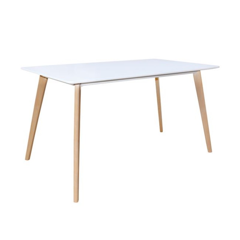 Τραπέζι martin λευκού χρώματος 140x80 εκ