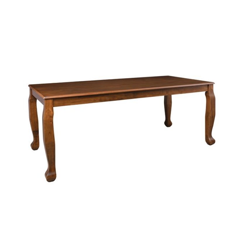 Deline αντικέ ξύλινο τραπέζι σε καρυδί απόχρωση 180x90x74 εκ