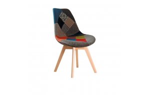 Martin καρέκλα με patchwork  49x57x82 εκ