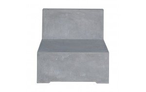 Καρέκλα σαλονιού εξωτερικού χώρου Concrete cement grey 68x83x65 εκ
