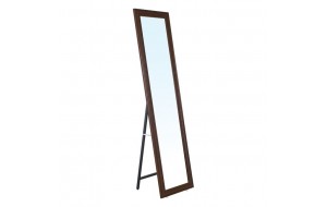 Mirror καθρέφτης επιδαπέδιος και επιτοίχιος από ξύλο σε καρυδί απόχρωση 39x2.5x148 εκ