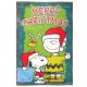 Merry Christmas Snoopy vintage Χριστουγεννιάτικο ξύλινο πινακάκι