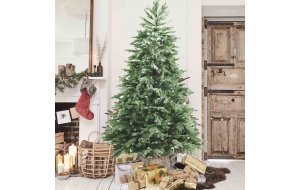 EchoArFrost Χριστουγεννιάτικο δέντρο παγωμένο με mix φύλλωμα και ύψος 240 εκ