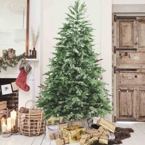 EchoArFrost Χριστουγεννιάτικο δέντρο παγωμένο με mix φύλλωμα και ύψος 210 εκ