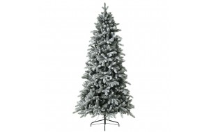Eira Pre-lit Χριστουγεννιάτικο δέντρο χιονισμένο με 370 ενσωματωμένα Led 210 εκ